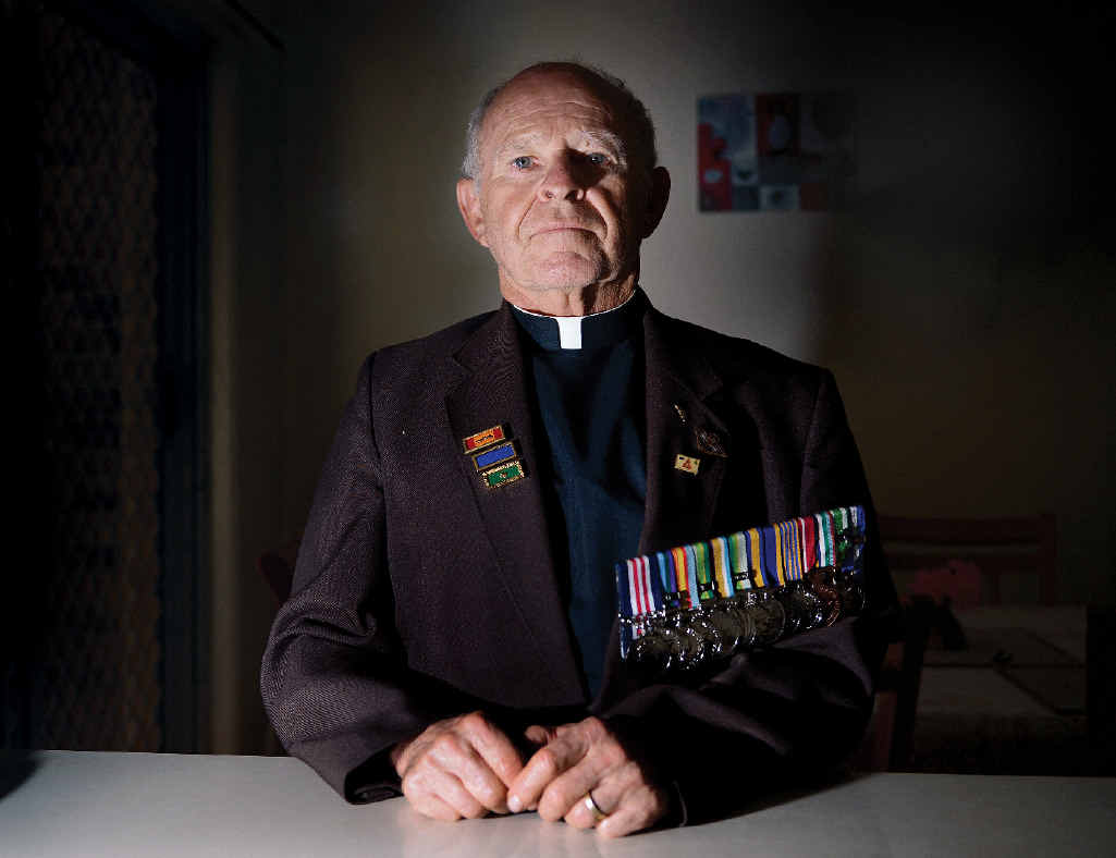 MILITARY MEDAL: Reverend Richard Brown completed two tours of Vietnam and became an Army chaplain. MILITARY MEDAL: Reverend Richard Brown completed two tours of Vietnam and became an Army chaplain.