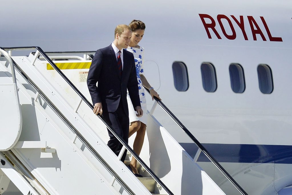 Prince William the Duke of Cambridge and Catherine, the Duchess of Cambridge, arrive at RAAF Base Amberley. Photo: Claudia Baxter / The Queensland Times Prince William the Duke of Cambridge and Catherine, the Duchess of Cambridge, arrive at RAAF Base Amberley. Photo: Claudia Baxter / The Queensland Times