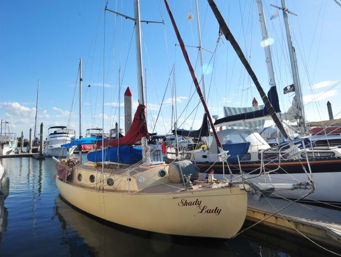 OLD SALT: Shady Lady rests undisturbed at Bundaberg Port Marina ahead of the gruelling race from Darwin to Ambon blue water race that lays in wait. Photo: Max Fleet/NewsMail OLD SALT: Shady Lady rests undisturbed at Bundaberg Port Marina ahead of the gruelling race from Darwin to Ambon blue water race that lays in wait. Photo: Max Fleet/NewsMail