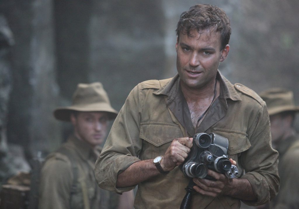 Matthew Le Nevez in a scene from Parer's War. Matthew Le Nevez in a scene from Parer's War.