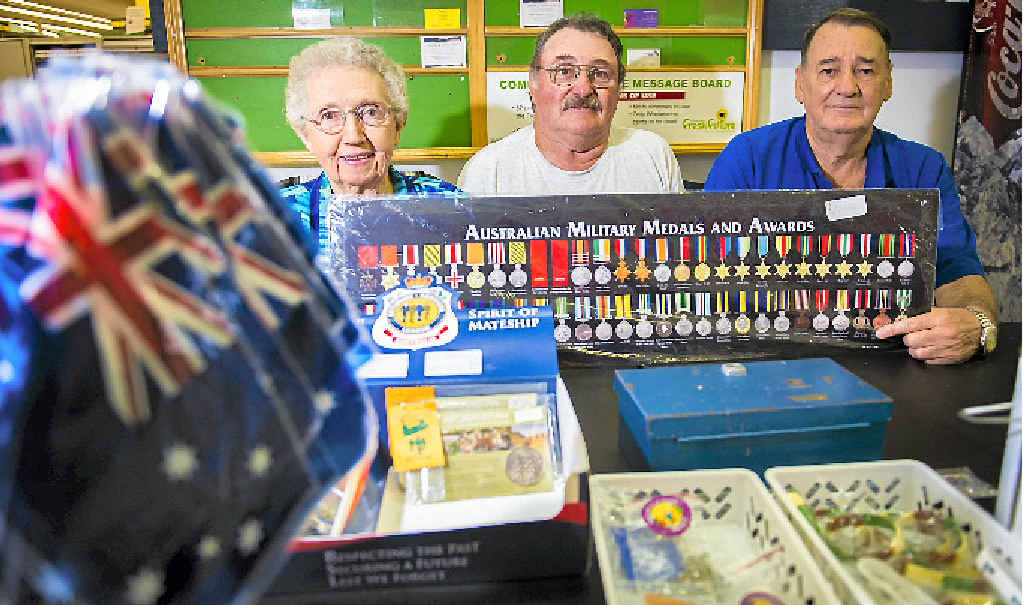 Doreen Jolley, Greg Hopton and Jeffrey Tickner are expecting record crowds at this year’s Anzac Day events. Doreen Jolley, Greg Hopton and Jeffrey Tickner are expecting record crowds at this year’s Anzac Day events.