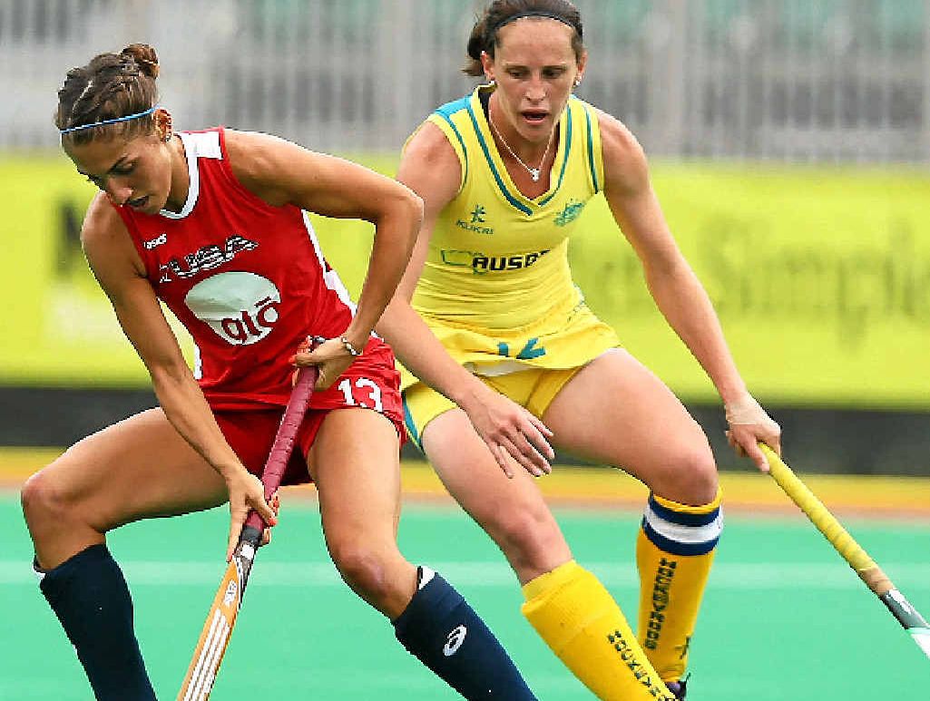 Madonna Blyth (right) has a big year ahead with the Hockeyroos. Madonna Blyth (right) has a big year ahead with the Hockeyroos.