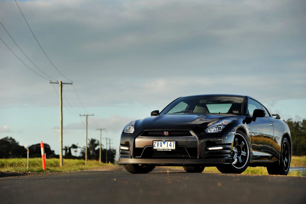 The Nissan GT-R Black Edition. The Nissan GT-R Black Edition.