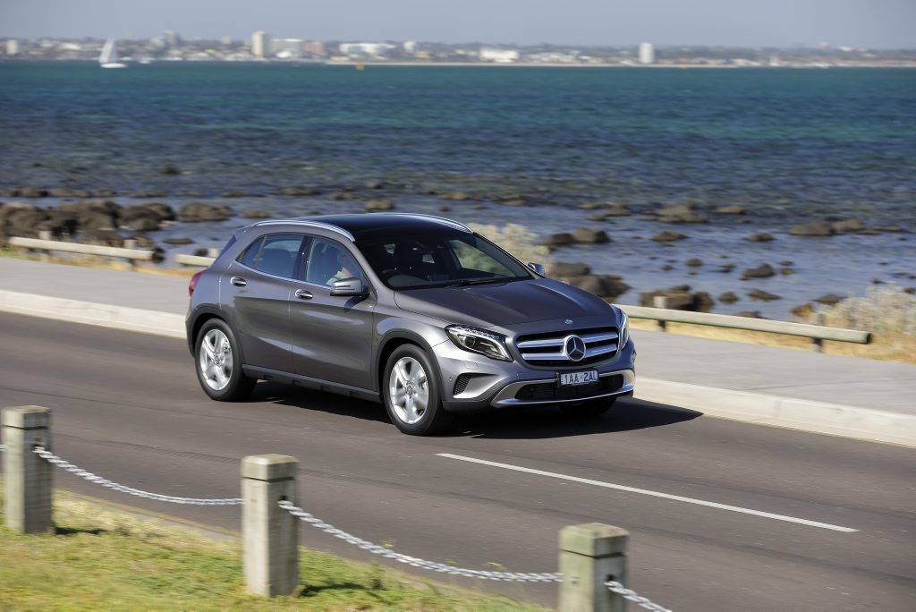 The Mercedes-Benz GLA. The Mercedes-Benz GLA.