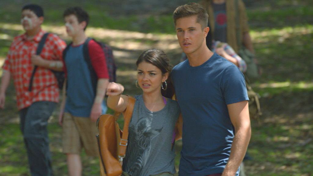 Australian model Jye Williams, right, pictured with Sarah Hyland in a scene from the TV series Modern Family. Australian model Jye Williams, right, pictured with Sarah Hyland in a scene from the TV series Modern Family.