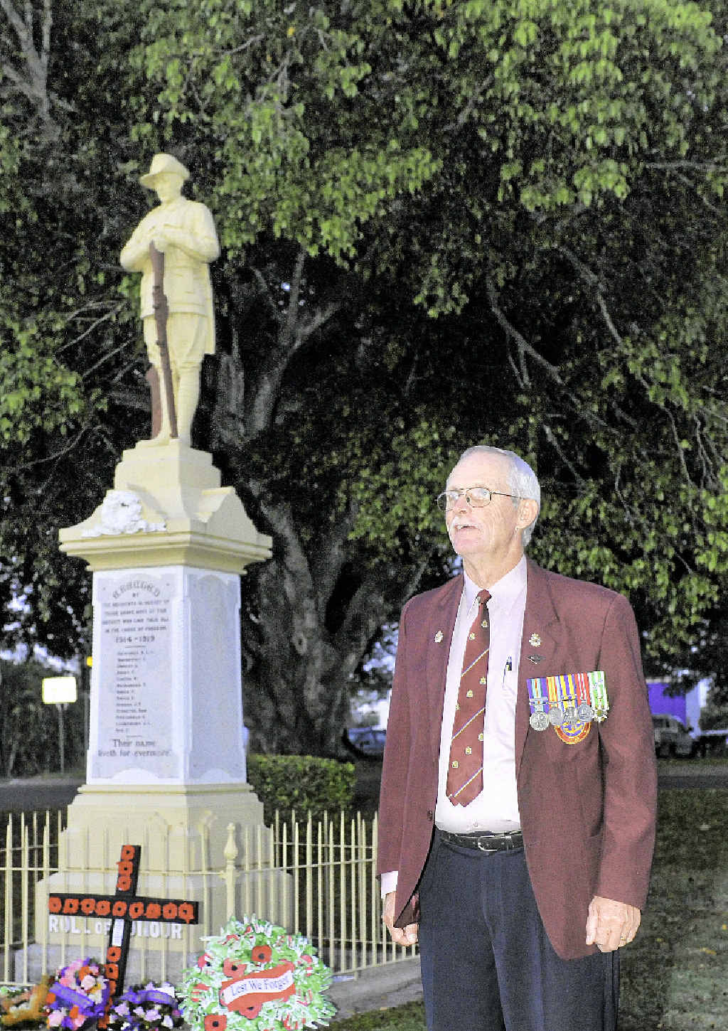 The Miriam Vale dawn service was well attended. The Miriam Vale dawn service was well attended.