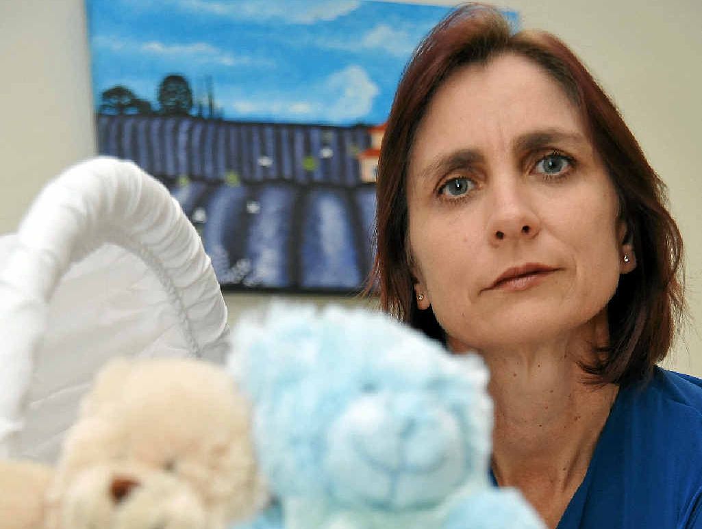 HELPING PARENTS: Midwife Cath Bennett is raising money to help grieving parents of stillborn babies. HELPING PARENTS: Midwife Cath Bennett is raising money to help grieving parents of stillborn babies.
