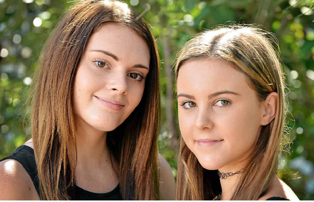 LOOKING GOOD: Mikaela Bailey, 16, and Sophie Funnell, 14, are hoping for modelling careers. LOOKING GOOD: Mikaela Bailey, 16, and Sophie Funnell, 14, are hoping for modelling careers.