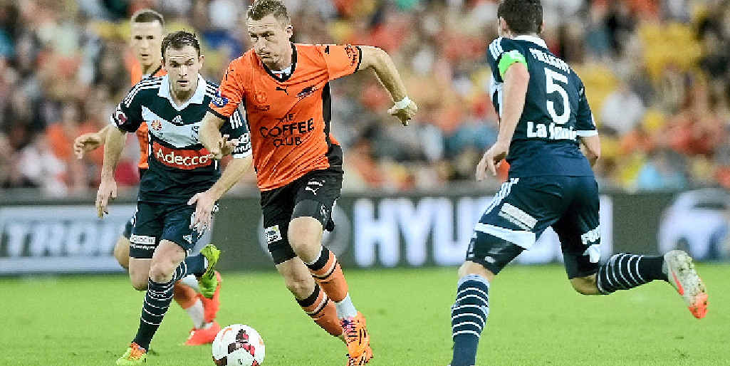 A teenager allegedly ignited a flare at the Brisbane Roar match at Suncorp Stadium on Tuesday night. A teenager allegedly ignited a flare at the Brisbane Roar match at Suncorp Stadium on Tuesday night.
