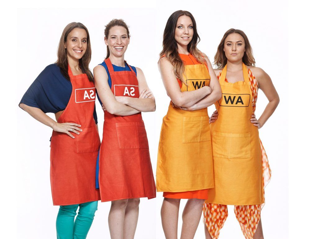 Jessica and Bree, left, will cook against Chloe and Kelly in tonight's MKR grand final. Jessica and Bree, left, will cook against Chloe and Kelly in tonight's MKR grand final.