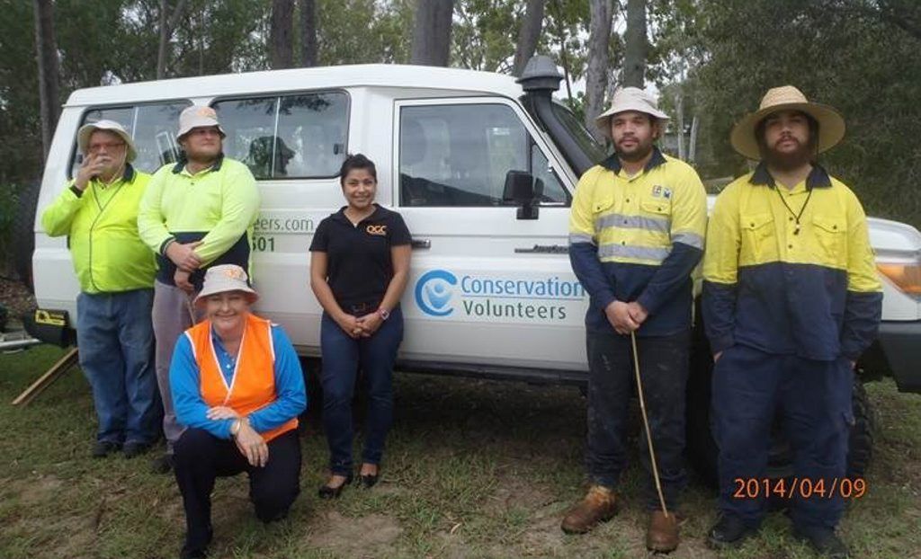 LASTING CHANGE: Green thumbs from Conservation Volunteers Australia have been cleaning up Briffney Creek in New Auckland. LASTING CHANGE: Green thumbs from Conservation Volunteers Australia have been cleaning up Briffney Creek in New Auckland.