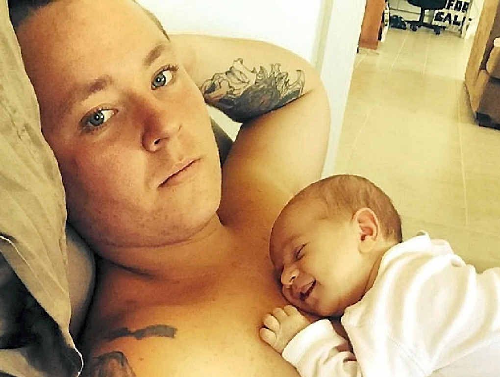 Dakota Smith with his late stepbrother's daughter Lillea-Charlotte Grace. Dakota Smith with his late stepbrother's daughter Lillea-Charlotte Grace.