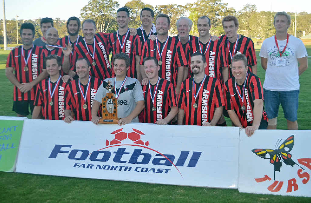 JUBILANT: The victorious Alstonville side. JUBILANT: The victorious Alstonville side.