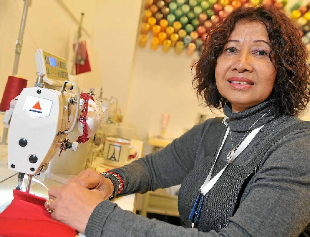 Chantha Sandford learnt her trade in a Cambodian factory in the 1970s before coming to Australia. Chantha Sandford learnt her trade in a Cambodian factory in the 1970s before coming to Australia.