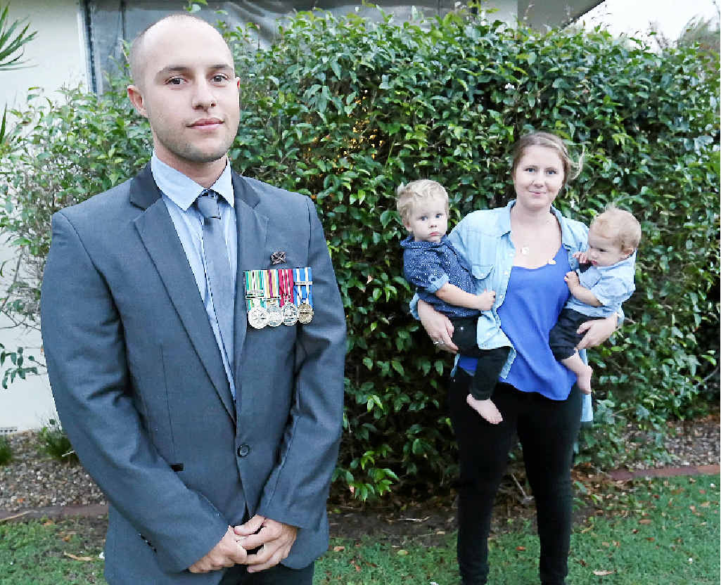 TWO-UP TRAVESTY: Anthony and Telsha Chaytor were banned from the Maroochydore RSL Club on Anzac Day. TWO-UP TRAVESTY: Anthony and Telsha Chaytor were banned from the Maroochydore RSL Club on Anzac Day.
