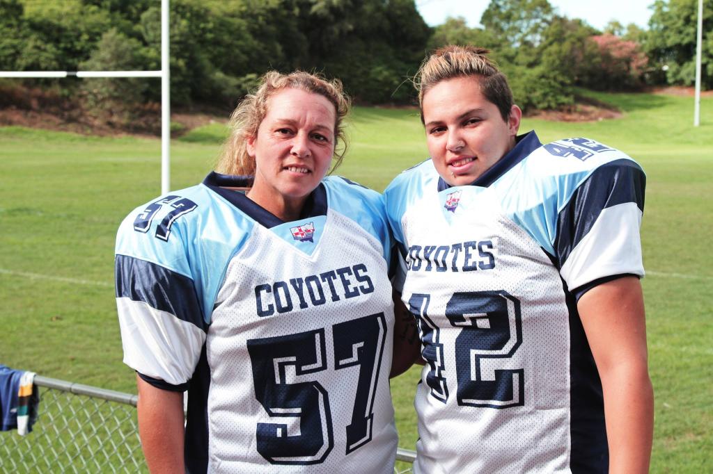 Mother and daughter combination, Tammy (left) and Candice Clay, have achieved plenty in women's gridiron. Mother and daughter combination, Tammy (left) and Candice Clay, have achieved plenty in women's gridiron.