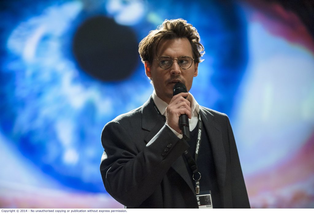Johnny Depp in Transcendence. Johnny Depp in Transcendence.
