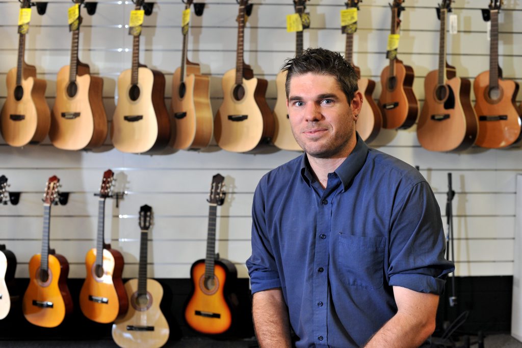 Local musician Nathan Bedford is passionate about generating a local music scene in Gladstone. Local musician Nathan Bedford is passionate about generating a local music scene in Gladstone.