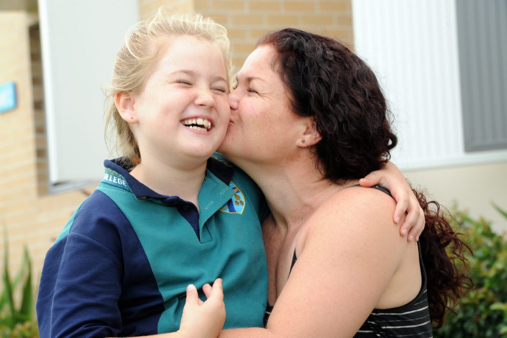 Chauntal Treyvaud's life was saved when her daughter Leah Wilson dialed 000. Chauntal Treyvaud's life was saved when her daughter Leah Wilson dialed 000.