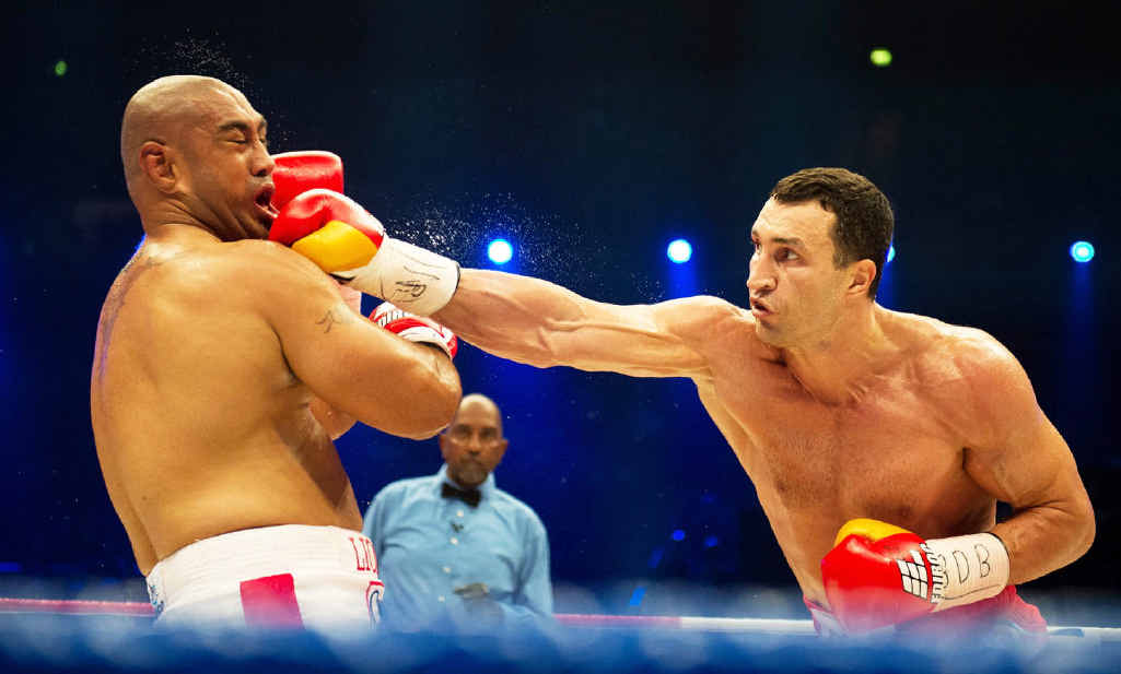 GENTLEMAN: The two heavyweight fighters showed good, old-fashioned mutual respect. GENTLEMAN: The two heavyweight fighters showed good, old-fashioned mutual respect.