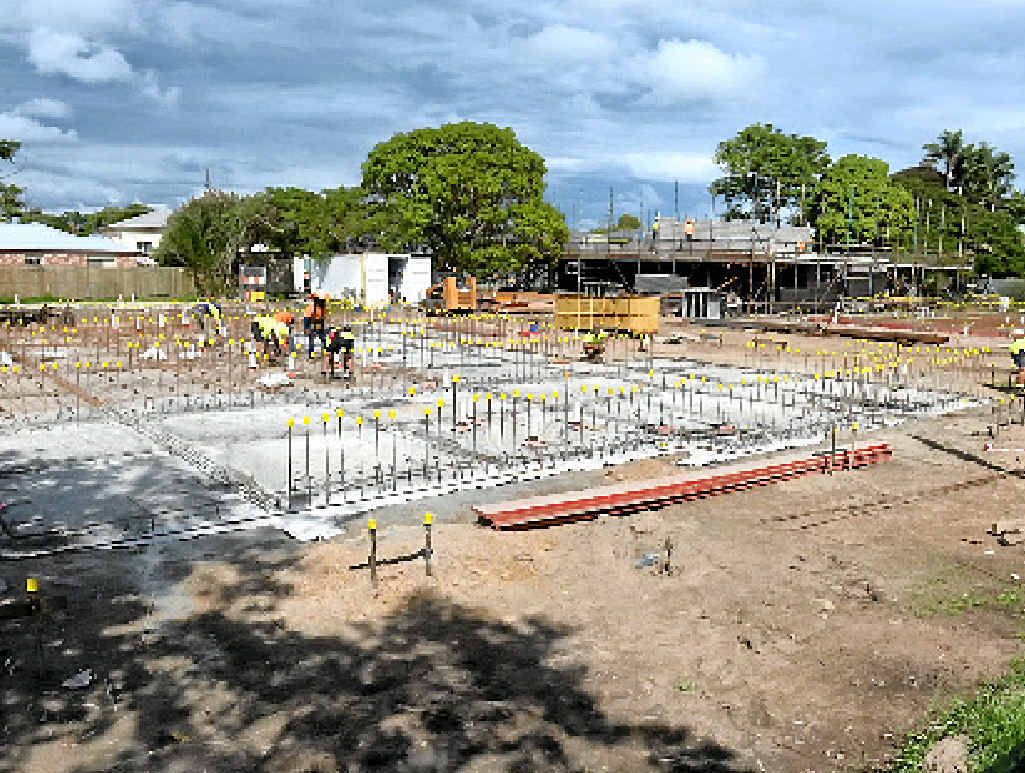 NEW FACILITY: Building is well under way on the 20–bed mental health care facility in Woondooma St. NEW FACILITY: Building is well under way on the 20–bed mental health care facility in Woondooma St.