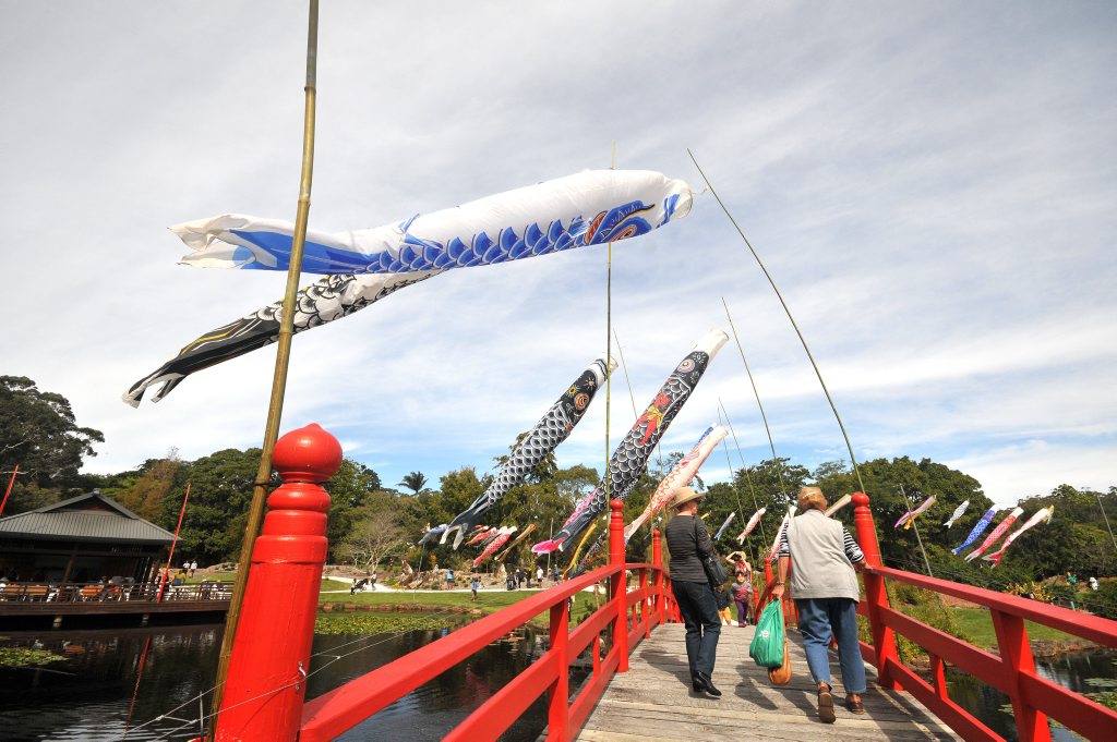 An estimated 4,000 people attended the 2014 Japanese Festival of Children’s Day at the North Coast Regional Botanic Garden. An estimated 4,000 people attended the 2014 Japanese Festival of Children’s Day at the North Coast Regional Botanic Garden.