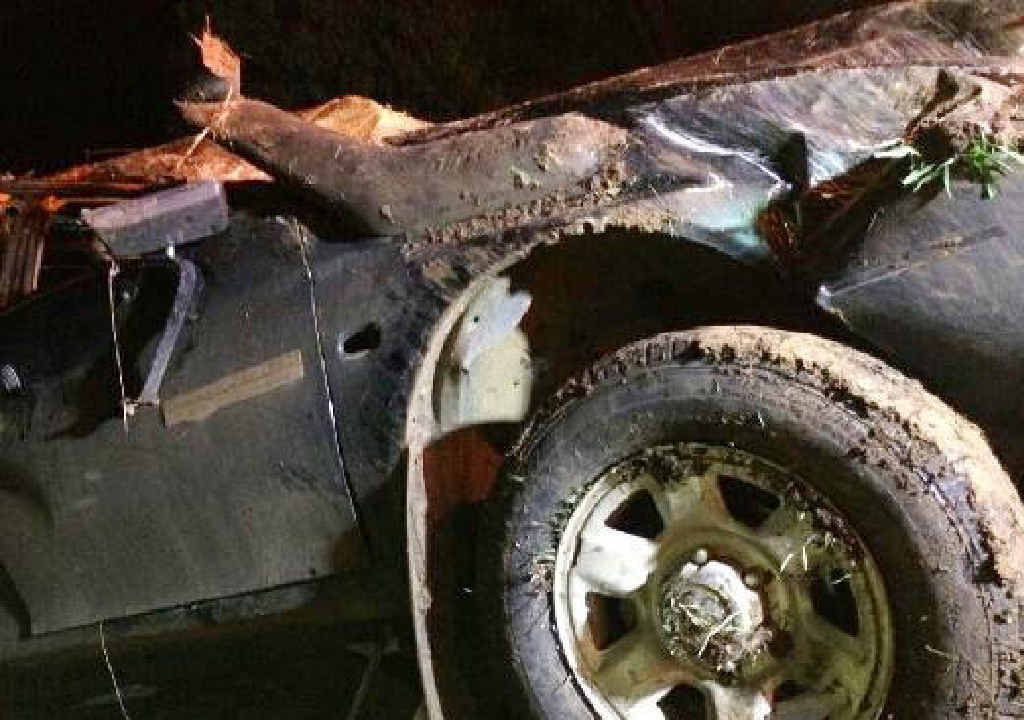 FATAL CRASH: A car crashed at Teviotville on Friday night. FATAL CRASH: A car crashed at Teviotville on Friday night.
