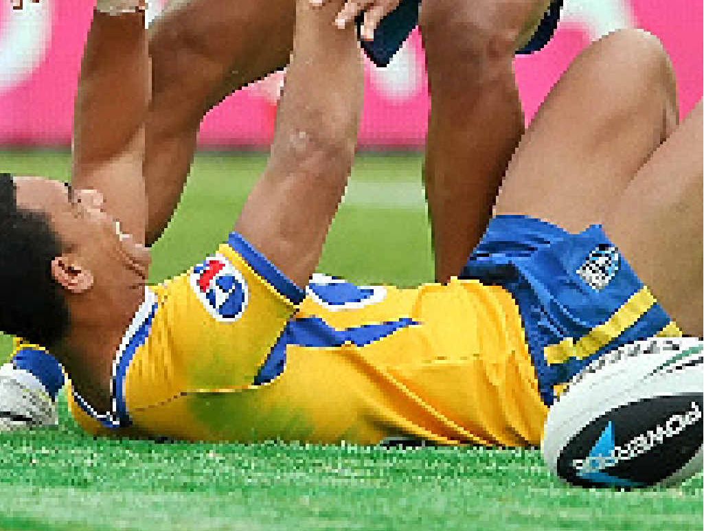 Will Hopoate of City celebrates with Daniel Tupou of after scoring a try in the last minute of the match against Country. Will Hopoate of City celebrates with Daniel Tupou of after scoring a try in the last minute of the match against Country.