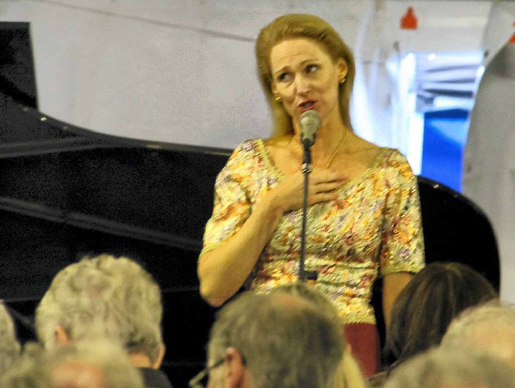 INCREDIBLE: Soprano Leanne Kenneally left the Opera in the Vineyard audience at Ballandean Estate in awe during her performances at the weekend. INCREDIBLE: Soprano Leanne Kenneally left the Opera in the Vineyard audience at Ballandean Estate in awe during her performances at the weekend.