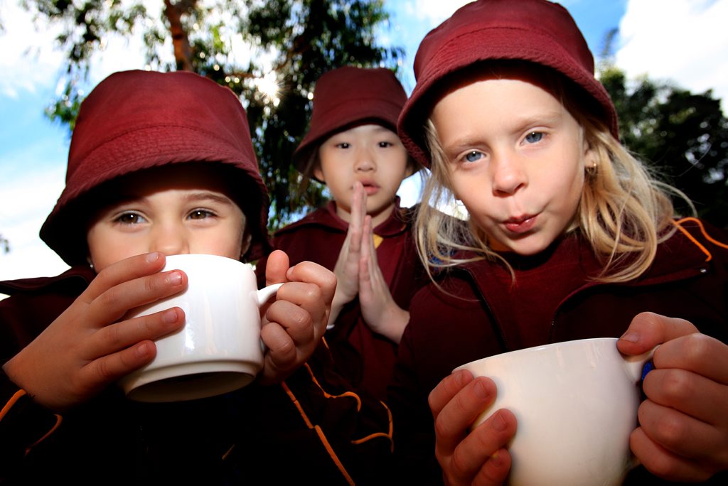 Hot drinks and rugging up were key to staying warm in Tweed.