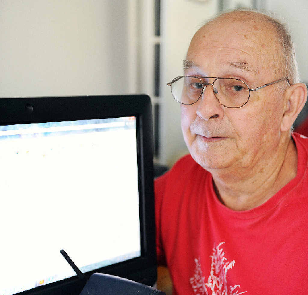 Left without an internet connection, Hervey Bay’s John Parsons was told ONEseniors broadband service provider was in liquidation. Left without an internet connection, Hervey Bay’s John Parsons was told ONEseniors broadband service provider was in liquidation.
