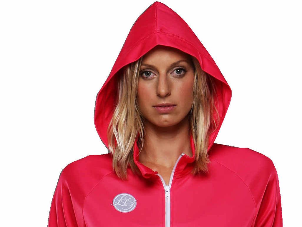 Laura Geitz in her fashionable new sports range. Laura Geitz in her fashionable new sports range.