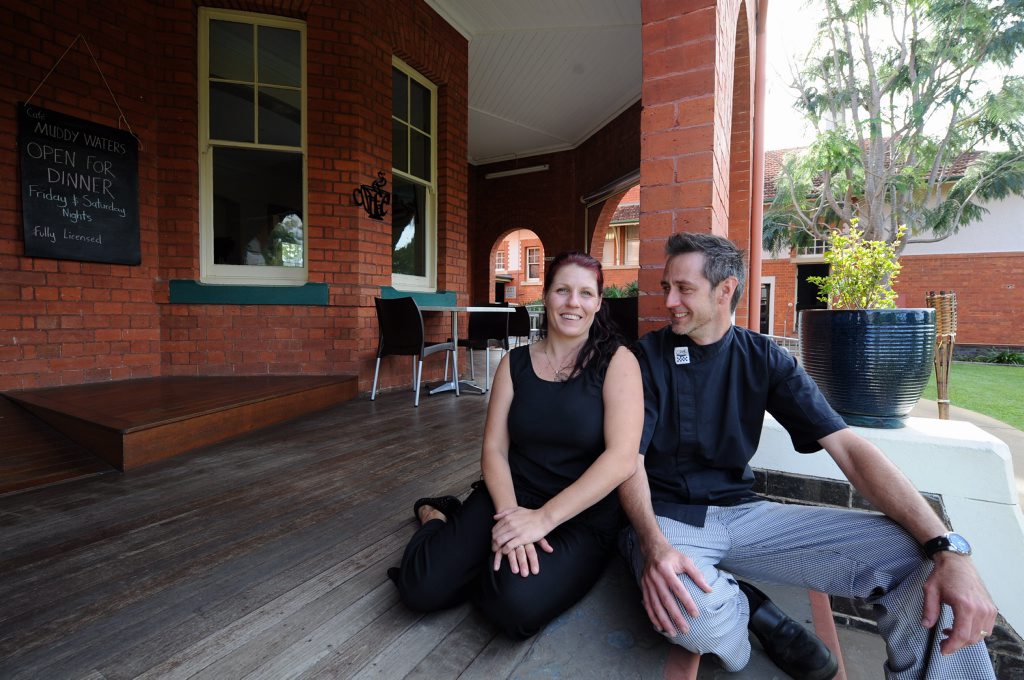 The owners of Muddy Waters, Mia and Michael Cox. The owners of Muddy Waters, Mia and Michael Cox.