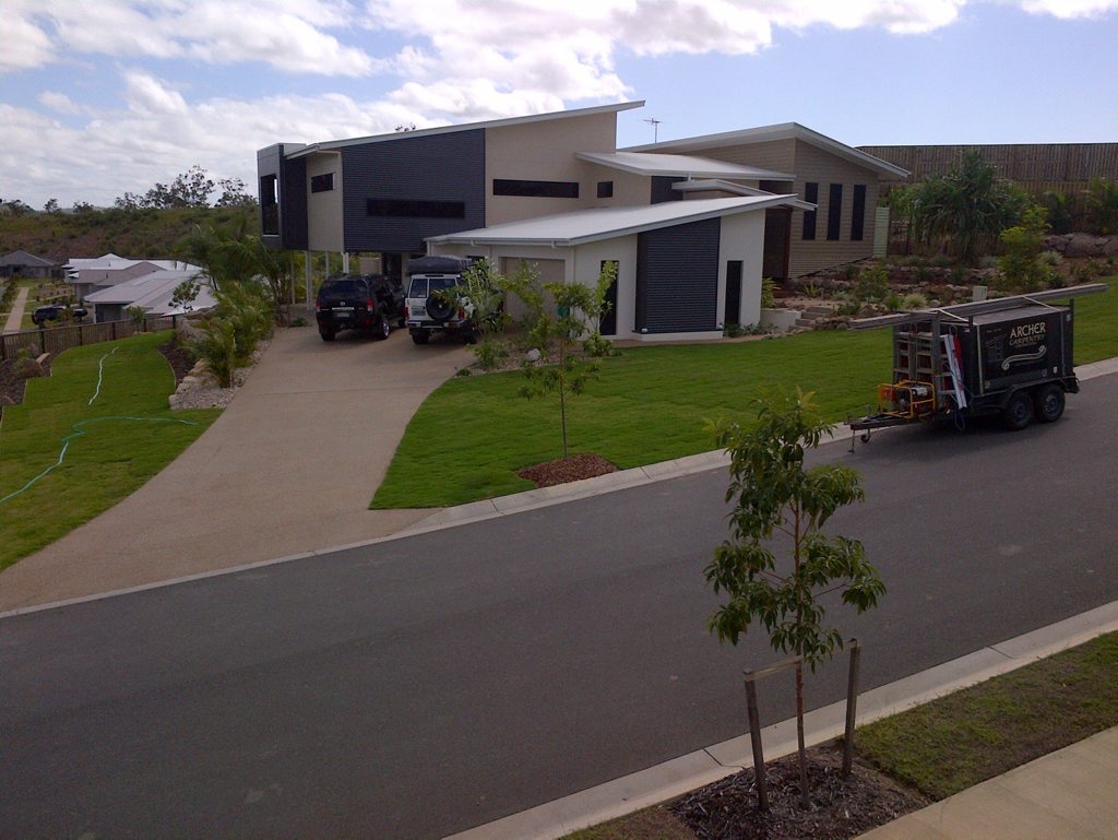 The Archer's elevated home is a sight to see in Riverstone Rise. The Archer's elevated home is a sight to see in Riverstone Rise.