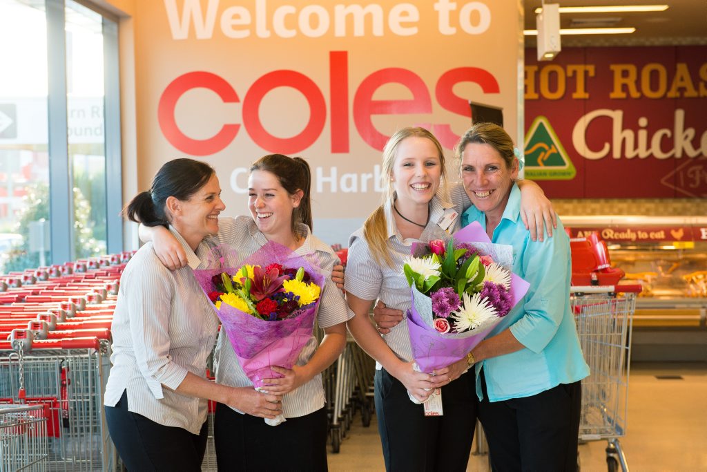 Coles supermarket. Coles supermarket.
