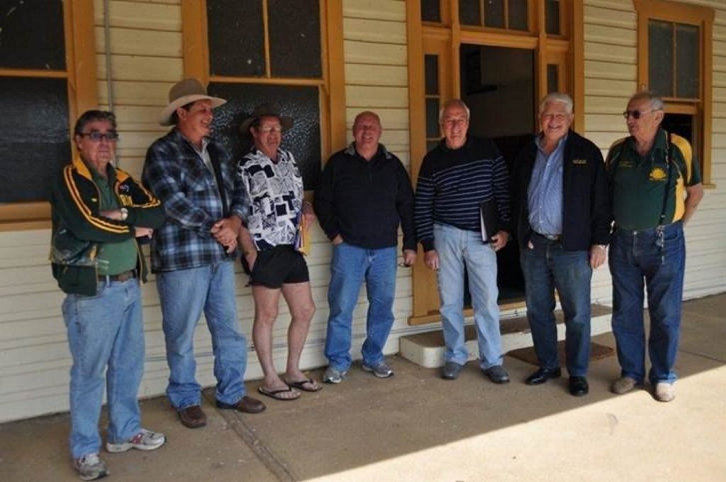 The Copmanhurst Lighthorse Reenactment Committee Brian Bultitude, Ted Brown, Fred Norris, Alan Ryall, Denis Benfield, David Morgan and Kevan Hutchinson. Photo Kathleen Davies / Contributed NO RESALE The Copmanhurst Lighthorse Reenactment Committee Brian Bultitude, Ted Brown, Fred Norris, Alan Ryall, Denis Benfield, David Morgan and Kevan Hutchinson. Photo Kathleen Davies / Contributed NO RESALE
