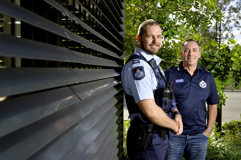 Senior Constables Peter Bridger and Paul Coates have each been awarded the Medal of Valour for their roles in the arrest of two people involved in a car chase and subsequent shooting. Senior Constables Peter Bridger and Paul Coates have each been awarded the Medal of Valour for their roles in the arrest of two people involved in a car chase and subsequent shooting.