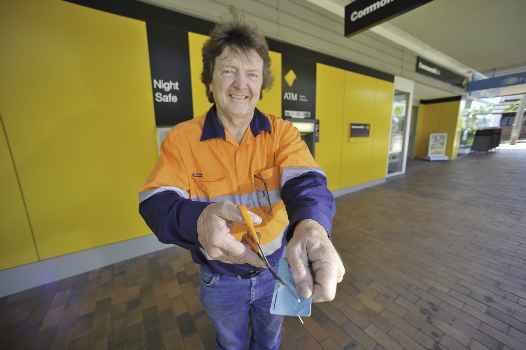 Gladstone Conservation Council's Jan Arens wants banks to take his money out of WICET. Gladstone Conservation Council's Jan Arens wants banks to take his money out of WICET.