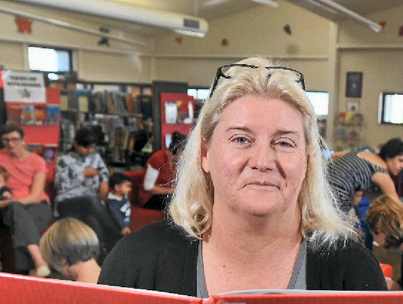 CHILDREN’S SESSION: Regional librarian Fran Moroney is delighted to help co-ordinate simultaneous children’s book readings in six libraries around the Gladstone region on Wednesday, May 21.