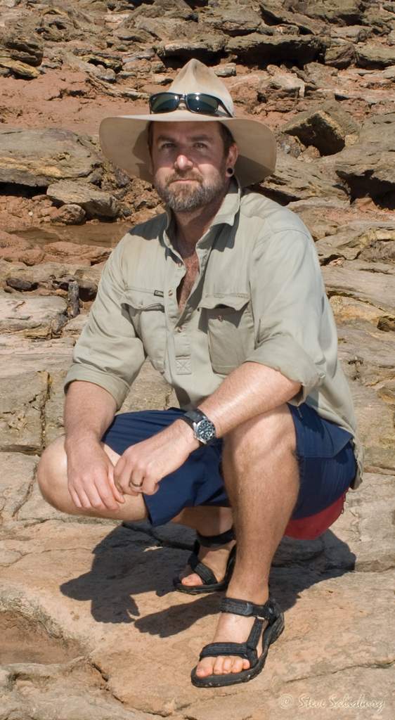 Queensland dinosaur expert Dr Steve Salisbury is a Senior Lecturer in the School of Biological Sciences at The University of Queensland. Queensland dinosaur expert Dr Steve Salisbury is a Senior Lecturer in the School of Biological Sciences at The University of Queensland.