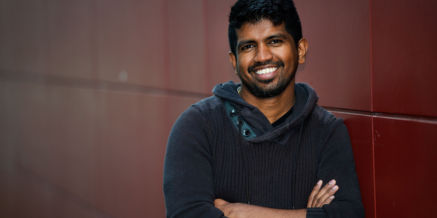 Chamindu Perera who found $100,000 in a toilet when he was in Australia. Photo / Marty Melville Chamindu Perera who found $100,000 in a toilet when he was in Australia. Photo / Marty Melville