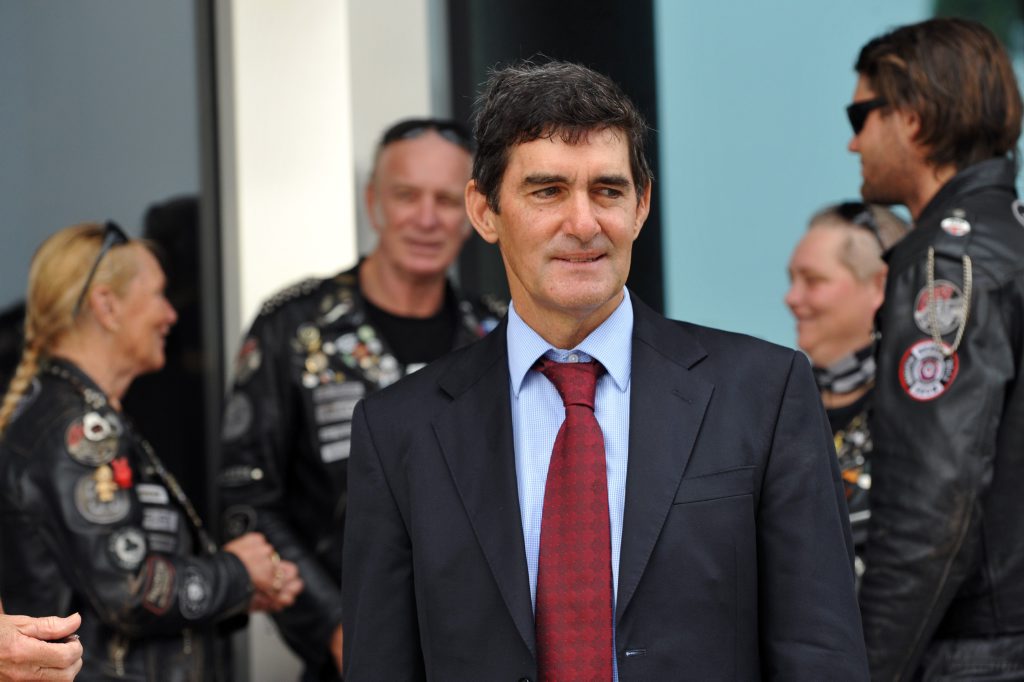 Peter Wellington campaigned against the Newman government's 'draconian' bikie laws Peter Wellington campaigned against the Newman government's 'draconian' bikie laws