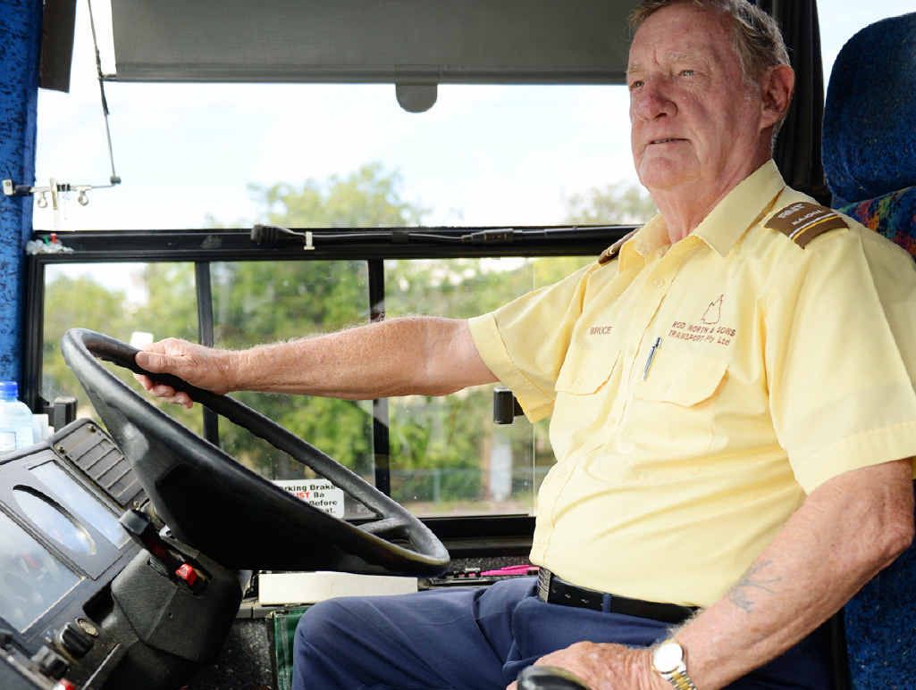 FOREVER YOUNG: Bruce Simpson, 76, looks forward to many more years in the driver’s seat. For Bruce, working and playing golf are the keys to making the most of the prime of his life. FOREVER YOUNG: Bruce Simpson, 76, looks forward to many more years in the driver’s seat. For Bruce, working and playing golf are the keys to making the most of the prime of his life.