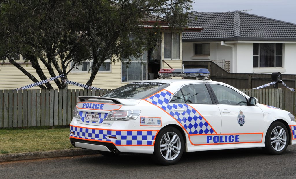 Police outside Christine Malone's home on the morning she was found dead. Police outside Christine Malone's home on the morning she was found dead.