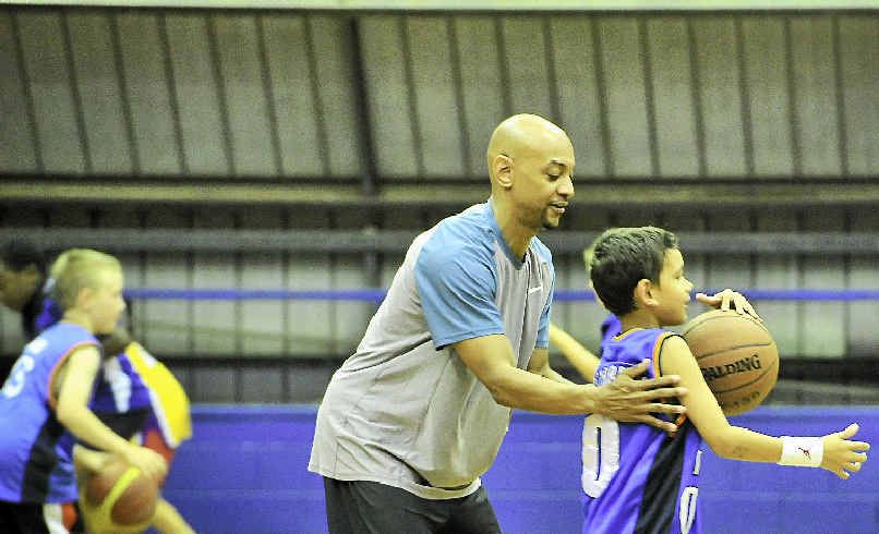 HELPING HAND: Derek Rucker is holding clinics in the lead-up to his return match at 47 years old. HELPING HAND: Derek Rucker is holding clinics in the lead-up to his return match at 47 years old.