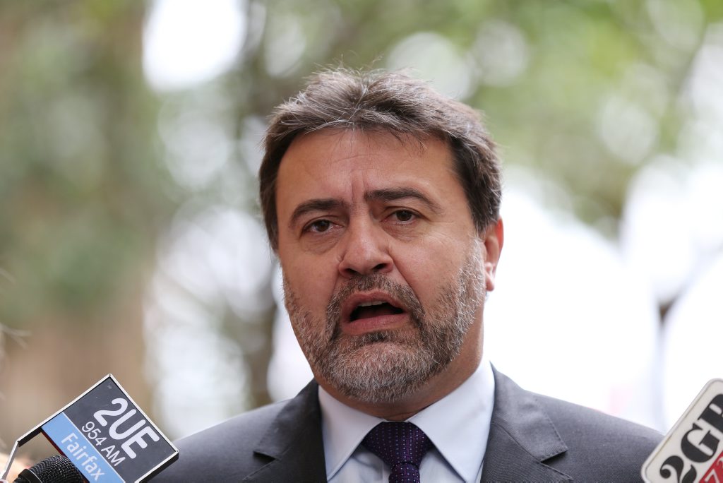 Australian Education Union federal president Angelo Gavrielatos arrives at the Education ministerial council meeting in Sydney, Friday, Nov. 29, 2013. (AAP Image/Nikki Short) NO ARCHIVING Australian Education Union federal president Angelo Gavrielatos arrives at the Education ministerial council meeting in Sydney, Friday, Nov. 29, 2013. (AAP Image/Nikki Short) NO ARCHIVING