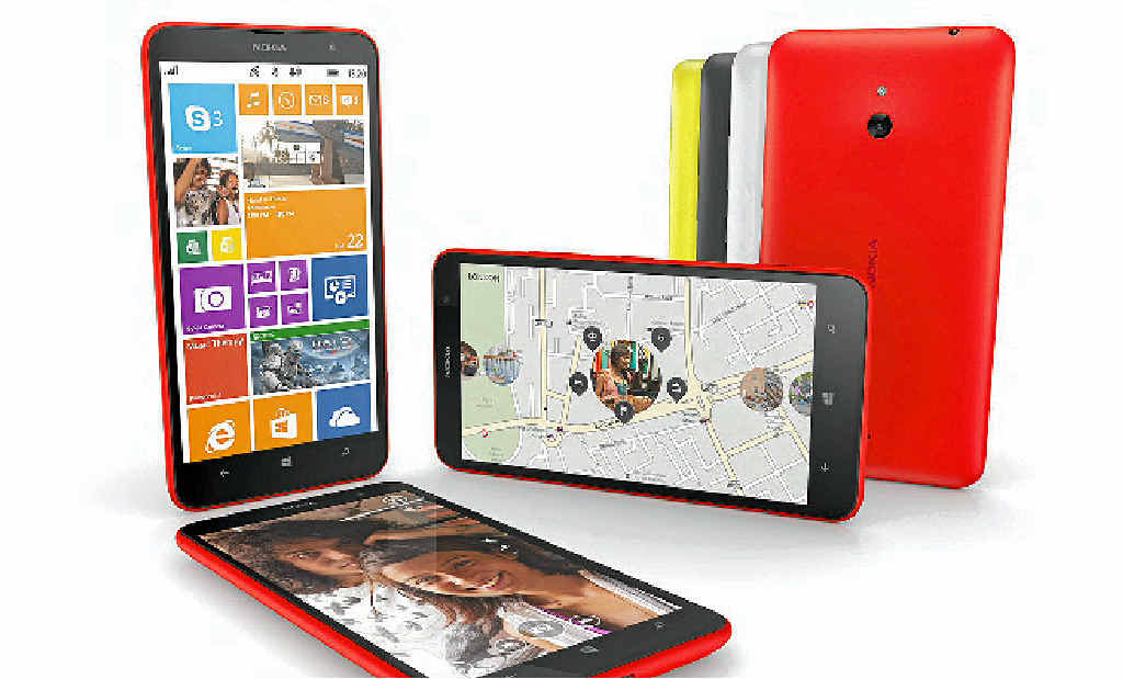SLICK DEVICE: Nokia’s Lumia 1320. SLICK DEVICE: Nokia’s Lumia 1320.