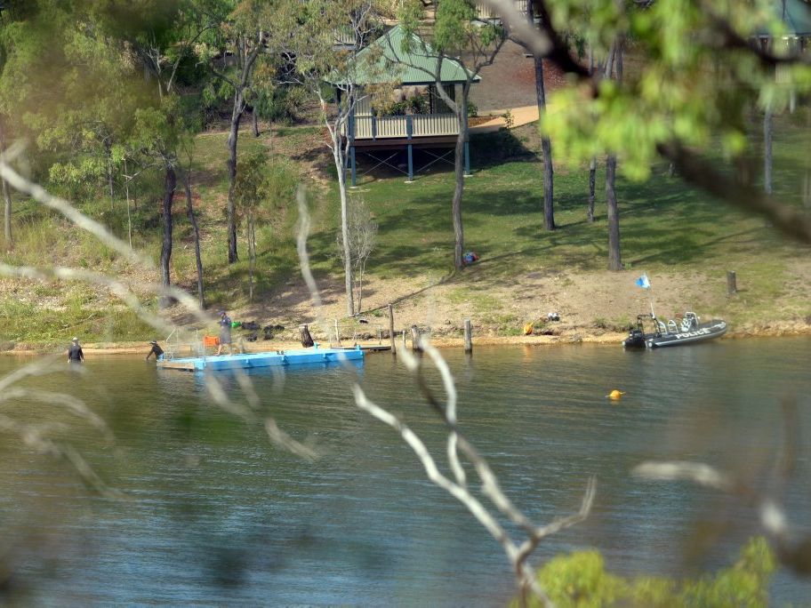 Police divers are conducting a search for two missing people at Lake Awoonga near Gladstone. Police divers are conducting a search for two missing people at Lake Awoonga near Gladstone.