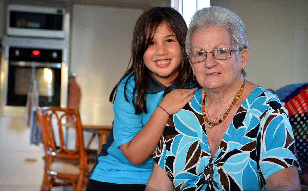 NOT IMPRESSED: Graciey Dennien with her nanny Janice Areora, who doesn’t think politicians have the right to tell pensioners how to spend their money. NOT IMPRESSED: Graciey Dennien with her nanny Janice Areora, who doesn’t think politicians have the right to tell pensioners how to spend their money.