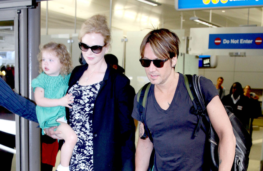 Nicole Kidman, Keith Urban and their daughters Nicole Kidman, Keith Urban and their daughters